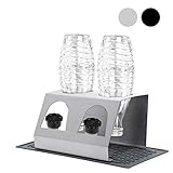 ✅【Qualität Sicherheit】- Gestell Ohne Scharfe Kanten. Flaschenabtropfgestell von Streambrush kommt trotz der Verwendung von Edelstahl ganz ohne scharfe Kanten. - Daher ist dieses Trockengestell für die Oberfläche Ihrer Flaschen völlig unbedenklich und hinterlässt garantiert keine Kratzer und Beschädigungen!