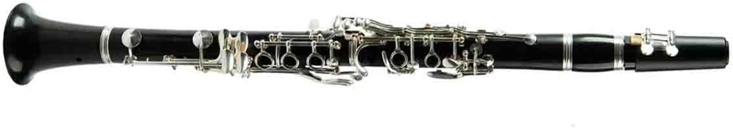 Playing C Clarinet Instrument Ebony Silver Plated Clarinet Instrument