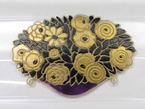 オールド・バカラ 珍品 金彩花柄 トレー 仕切り 小物入れ グラヴュール 皿置物 オールド・バカラ 珍品 金彩花柄 トレー 仕切り 小物入れ