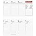 Produktbild rido/idé Wochen-Ersatzkalendarium Modell TM 17/contacter 2023 Blattgröße 8,7 x 15,3 cm weiß