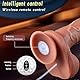 Jomyu Realistischer Penis Dildo Vibrator mit Spritzfunktion Leise Heizung Dildos Vibratoren mit 10 Vibrationen Silikon Massagegerät Analvibrator G-Punkt und Klitoris Sexspielzeug für Frauen Männer