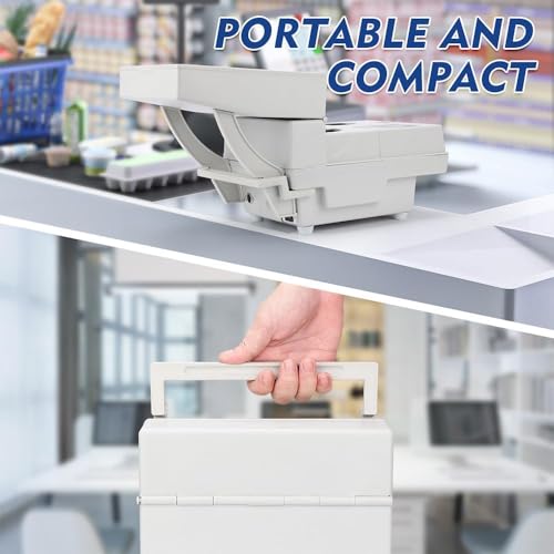 Image of Ribao CS-10S High Speed Portable Coin Counter and Sorter, 1800 Coins per Minute Counting Speed, 2000 Coins Hopper Capacity, Suitable for International Coins and Tokens, Two-Year Warranty
