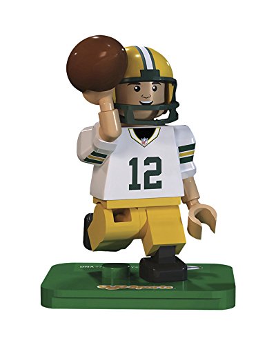 OYO NFL GEN3 Green Bay Packers Aaron Rodgers Limited Edition Minifigures, Green, Small