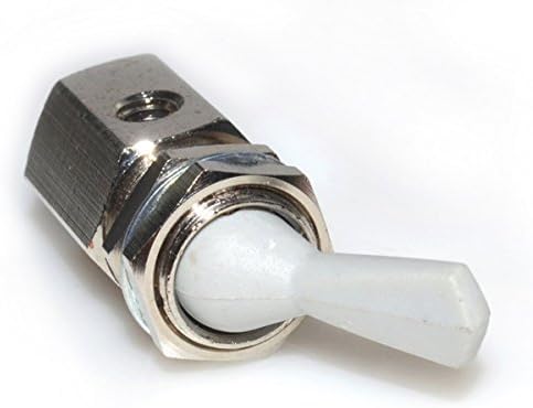 VABODENTAL Dental Toggle Valve On/Off 2 Way Hex Body Dental Equipment Parts
