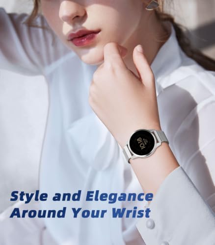 Image of 18mm 20mm 22mm Metal Watch Band Compatible with Venu 3S /2S /4 /3 /Vivoactive 4S /Vivomove 3S /Forerunner 255S /265S /Vivoactive 6 /5 /3, Quick Release Stainless Steel Mesh Strap for Men Women