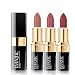 CCbeauty Matte Lipstick Set 3 Colors Natural Waterproof Long Lasting Moisturizing Makeup Lipstick for Women Red/Pink/Peach