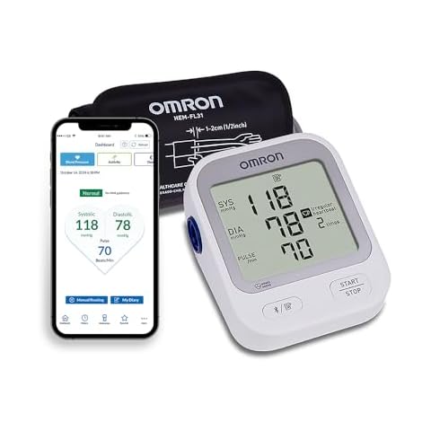 OMRON Silver Blood Pressure Monitor Cover