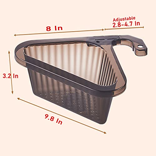 Yobeyi SCG-01 3 Pack Sink Basket For Kitchen,Adjustable Corner Kitchen Sink Strainer Basket thumb #6