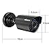 KKmoon Bullet Camera,Security Camera,1080P AHD Waterproof CCTV Camera,2.0MP 1/2.8’’ CMOS,30pcs 3.6mm Array,IR LEDs Night Vision,IR-Cut,Indoor Outdoor Security NTSC System