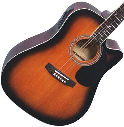PACK GUITARE Electro-acoustique Sunburst 9 Accessoires - Les Beatles, Paul McCartney, John Lennon, RIngo Starr, George Harrison PACK GUITARE Electro-acoustique Sunburst 9 Accessoires – Image 4