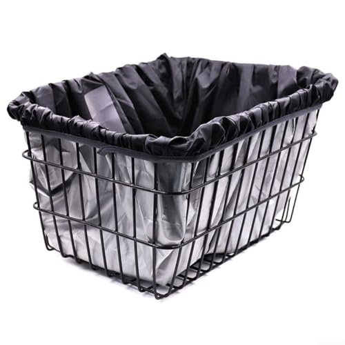 Cesta de bicicleta resistente e impermeable hecha de tela Oxford 210D de alto rendimiento (42 x 33 x 25 cm)