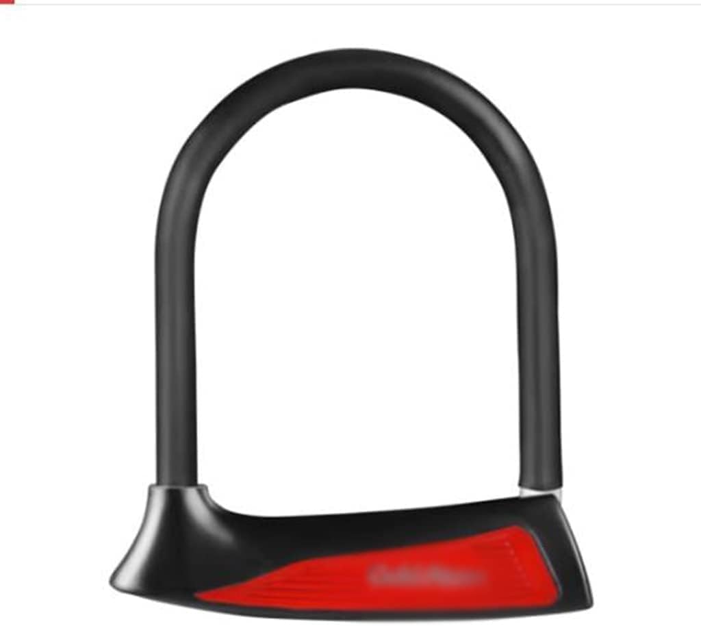 Bike Lock Motorcycle Lock Battery Two-Wheeled Tricycle Lock U-Shaped Lock Mountain Bike Accessories Riding Equipment U Lock