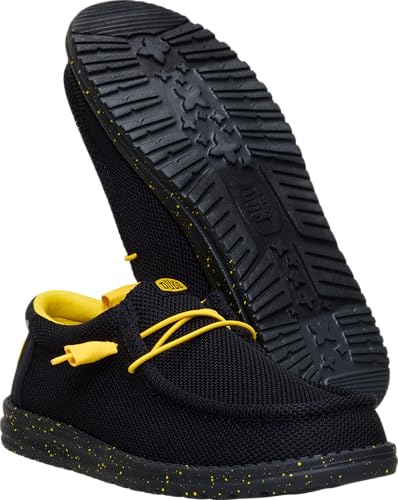 Image of HEYDUDE Men's Wally Stretch Sox Slip-On Loafer, Lightweight, Breathable, with Flex & Fold Outsole