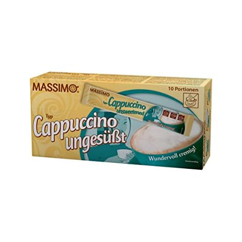 Massimo Cappuccino Pulver ungesüßt, Instant Kaffee Sticks Cover