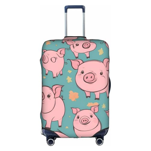 Housse de protection élastique bagage évite rayures valise XL motif cochon