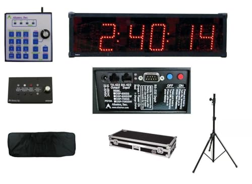 Cronómetro digital de seis dígitos con pantalla LCD de 7 pulgadas (ALZS04A) de Alzatex