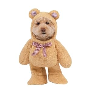 Rubie’S – Disfraz de Oso de Peluche para Mascotas, Mediano