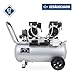 HYUNDAI Silent Kompressor SAC22050 | 50L Kessel | 2.2kW (3PS), 9bar | 384 L/Min Ansaugleistung | Luftkompressor leise, ölfrei | 1 Anschluss | geräuscharmer Flüsterkompressor | mit Zubehör