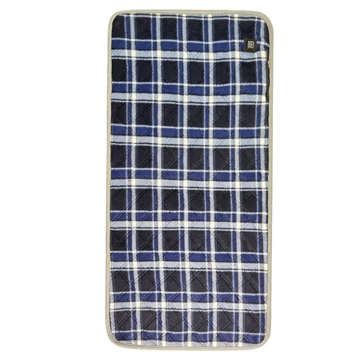 Coussin chauffant USB 45x90 cm avec 3 niveaux de température réglables pour fauteuil
