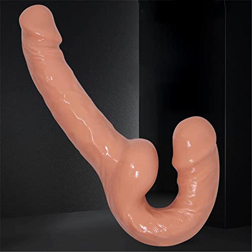Double Sided Realistic Dildo Sex Toys Two Ended Strapless Strap On Dildo Dual Headed Dong Plug Double Header Adult Sex Toy For Women #TOP2