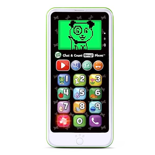 LeapFrog Chat and Count Emoji Phone, Green - Image 2