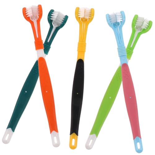 Cepillo de dientes para mascotas Milisten pack de 5 piezas para limpieza dental de perros 1
