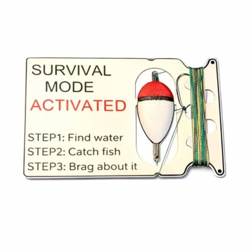 A credit-card-thin wallet fishing kit with a built-in line reel — the kind of 'why does this exist and why do I need it' gadget that makes a perfect stocking stuffer.