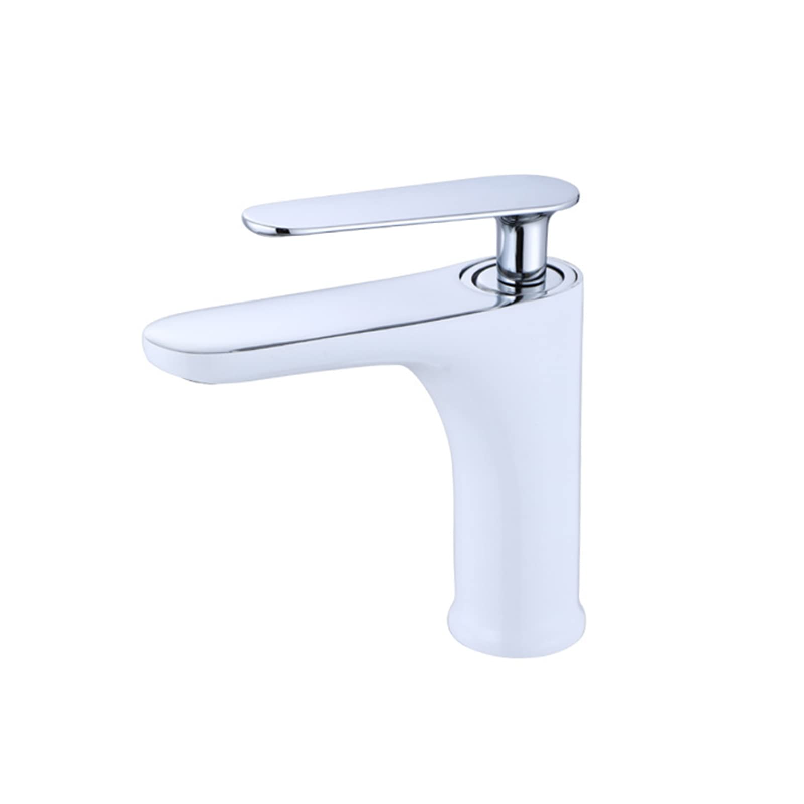 Robinet de salle de bain en laiton massif avec mitigeur noir mat