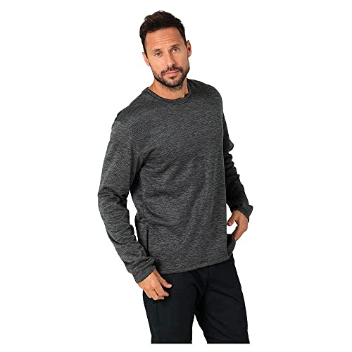 All Terrain Gear by Wrangler Men's LS Performance Crewneck Sweatshirt, Black, 4X-Large Cover