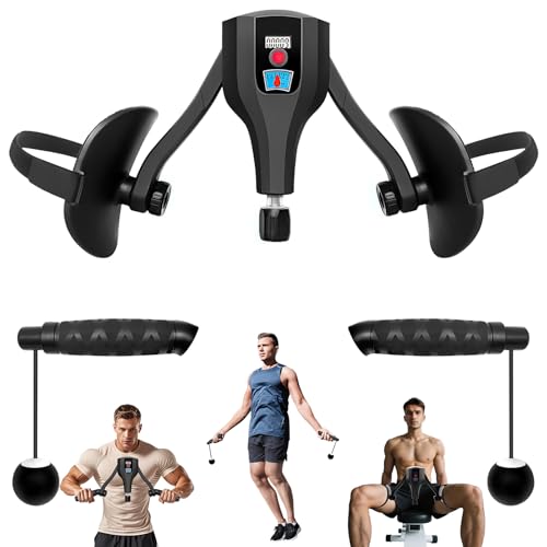 Attrezzo Interno Coscia 10-60kg, 3 en 1 Attrezzo per Glutei, Ginnastica Pelvica, Kegel per Uomo, Pavimento Pelvico Strumenti, Attrezzi per Palestra in Casa per Pressa per gambe (Nero)