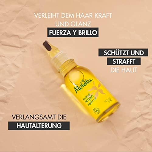Melvita Huile d'Argan Bio 125 ml Nourrit et hydrate la peau cheveux et ongles 100% naturelle riche en acides gras essentiels idéale pour tous types de peau - vue 9