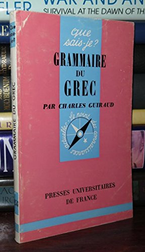 Grammaire du grec