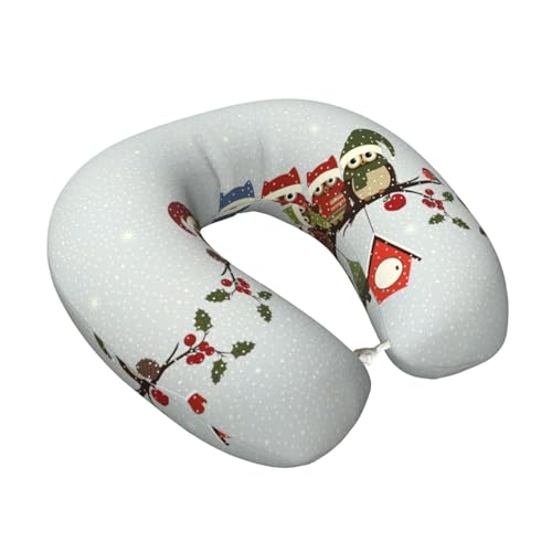 Almohada de Viaje de Fibra de Poliester Color Negro miniatura 2