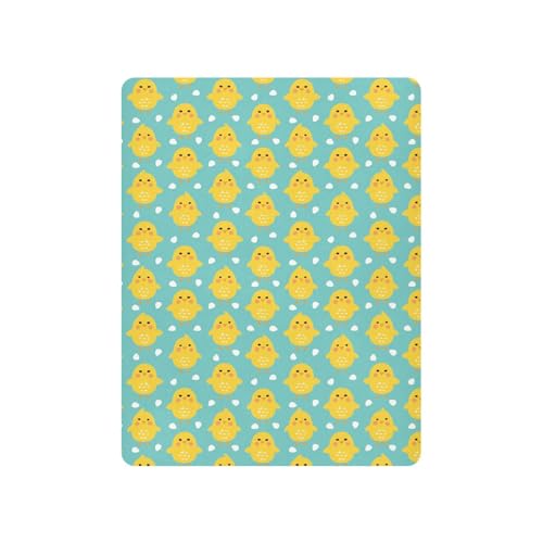 JIPONI Cute Chicken Soft Playard Sheet- Pack & Play Sheets Fitted, Breathable Mattress Cover for Standard Size Play Yard, 39’x27’x5’