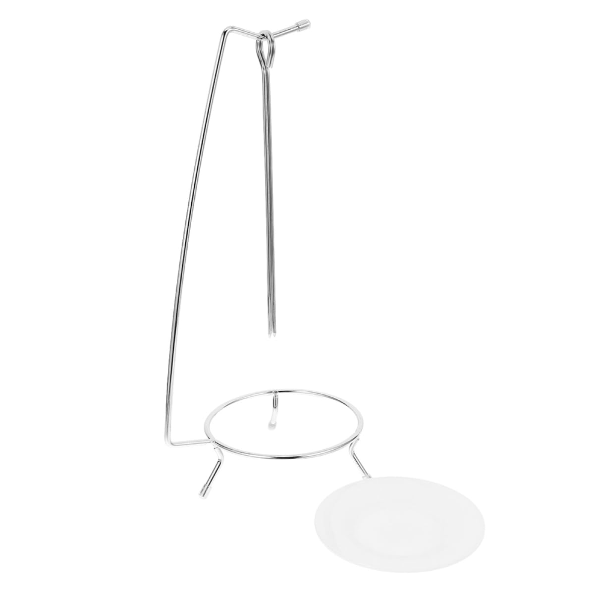 Cabilock 2Sets Stainless Steel Bbq Skewer Hanger of Vertical Grill Racks for Meat Veggies Convenient Portable Design for Outdoor Cooking Bbq Parties