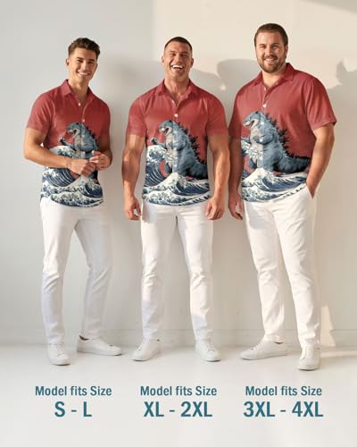 Image of 99TIMORO Fathers Movie Hawaiian Shirt for Men, Characters Button Down Short Sleeve Top, Summer Beach Gifts