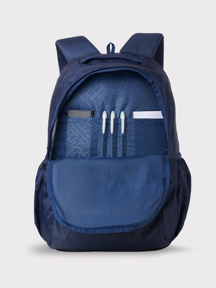 Image of Wildcraft Wiki Prism 40 Backpack for Boys & Girls | 40 Ltr with 3 Compartments, Padded Shoulders, Bottle Holder | Best for Books, Stationery, Lunch Box & Essentials
