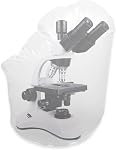 Microscope Dust Cover Compatible with XSP-00 - Lab lensmeter Instruments Accessories, PVC, 8.7"x14.1"x16.5"