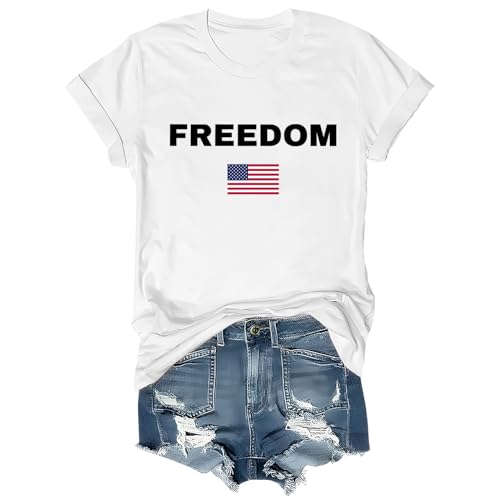 FITCOFF Freedom T-Shirt Pray Shirt Support American Values Tshirt Patriotism T Shirt