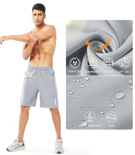NORTHYARD Men's Athletic Running Shorts Quick Dry Workout Shorts 7"/ 5"/ 9" Lightweight Sports Gym Basketball Tennis Hiking