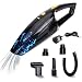 ELE KING Rechargeable Handheld Vacuum Cordless 120W Powerful Portable Hand-Held Wet &Dry Vac Cleaner for Home and Car Cleaning