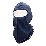 Fullsheild Full Face Mask Men FR Welding Hood Cotton Balaclava Flame Resistant Hard Hat Liner Neck Cover for Welder Firefighter Gear Motorcycle Navy One Size