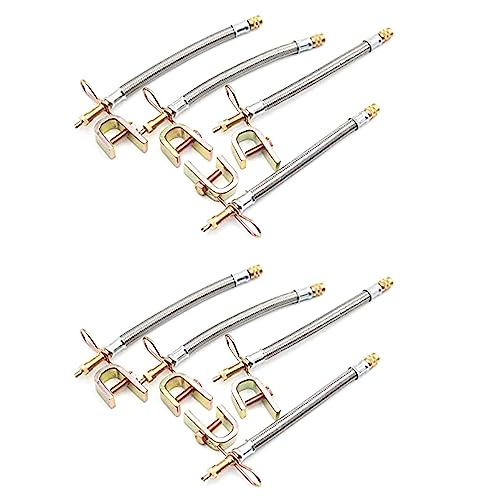 Extension valve pneu 12 pouces acier inoxydable : résout le gonflage difficile camion