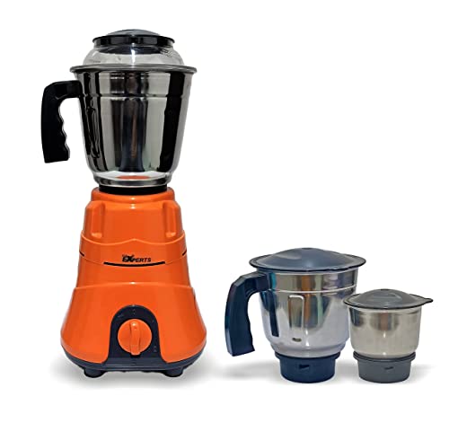 MAYUMI GLS EXPERTS | GARNET PRO | 750W Mixer Grinder | with 3 Multipurpose Leak-proof SS Jars, 1 Yr Warranty (PRO – 3 JARS)