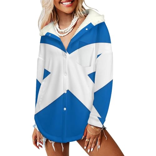 Manteau chaud femme résolvant le froid hivernal avec sa polaire bleue