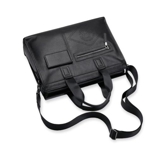Men's Bag Leather Men's Handbag Cowhide Computer Bag Business Large Capacity Briefcase Crossbody2