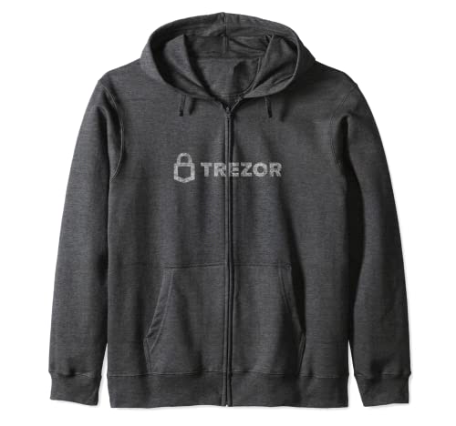 Trezor Wallet - Crypto Security, Ethereum Bitcoin PulseChain Zip Hoodie