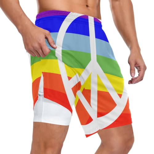 Short d'entraînement de sport homme avec rangement sans chute sécurisé