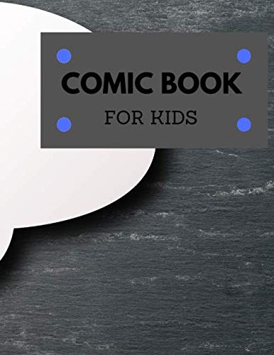 Comic Book for Kids: Kids Comic Book With Title - 120 Pages - Large (8.5 x 11 inches) - Premium Pain