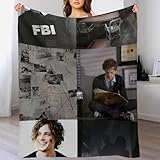 IZIWDORW Matthew graue Gubler-Samt-Plüschdecke für Outdoor, Winter, Reisen, Sofa, Lounge,...